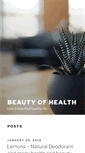 Mobile Screenshot of beautyofhealth.com